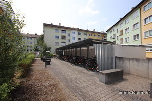 berdachte Fahrrad-Station